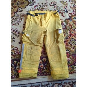 Retired Firefighter Gear Turnout Pants FIRE USED Size 38 Waist Regular See Pics